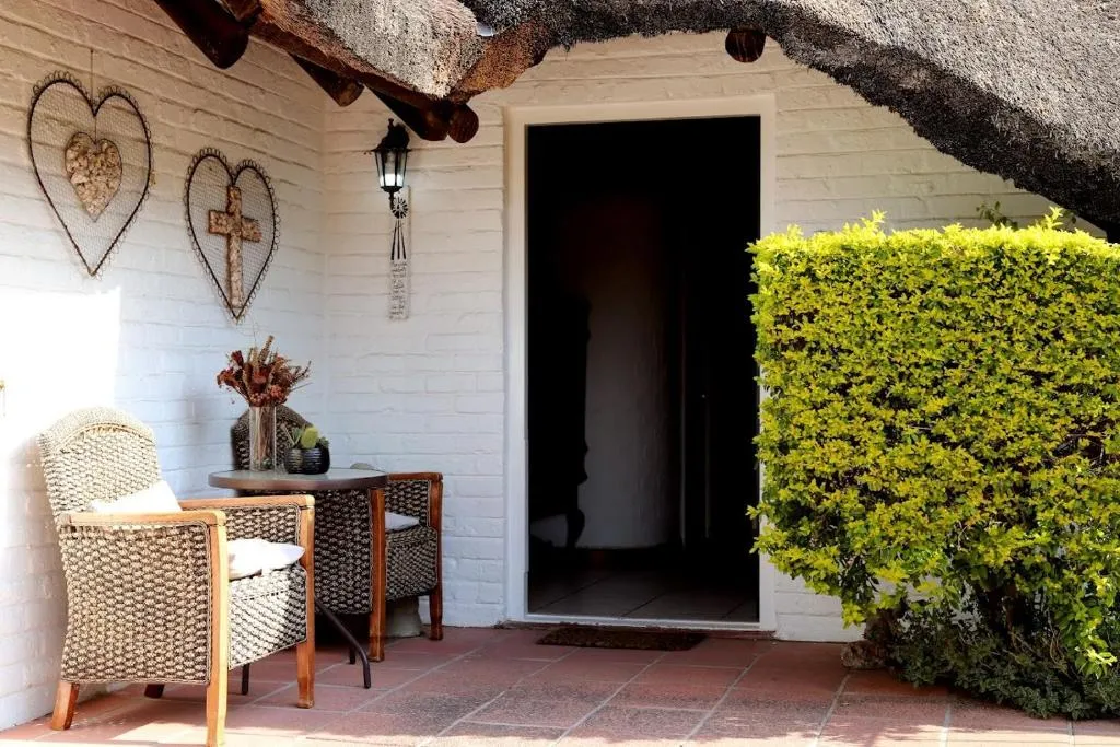 Doors opening onto a private patio